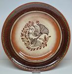 Aardewerk wandbord Russel-Tiglia, Tegelen jaren 40., Ophalen of Verzenden