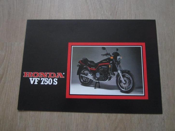 Honda VF 750 S brochure folder 1982 ?, Motoren, Handleidingen en Instructieboekjes, Honda, Ophalen of Verzenden