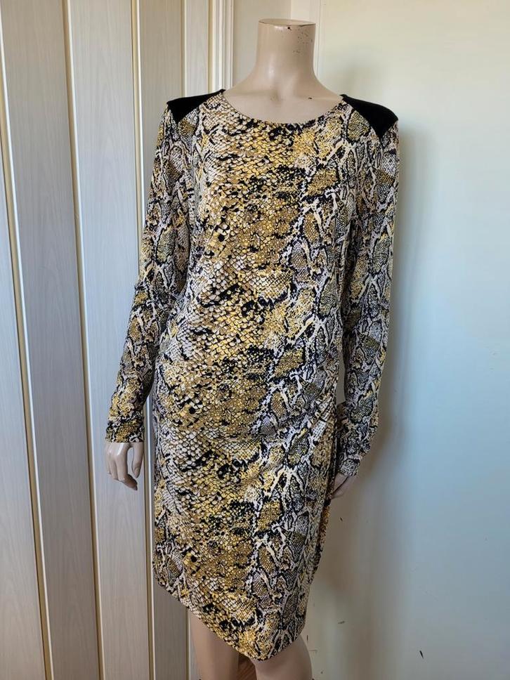 Vanilia jurk maat 40/42, Kleding | Dames, Jurken, Zo goed als nieuw, Maat 38/40 (M), Geel, Knielengte, Ophalen of Verzenden