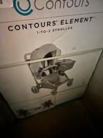 Contours Element Kinderwagen - Duowagen!, Duowagen, Ophalen of Verzenden, Zo goed als nieuw, Kinderwagen
