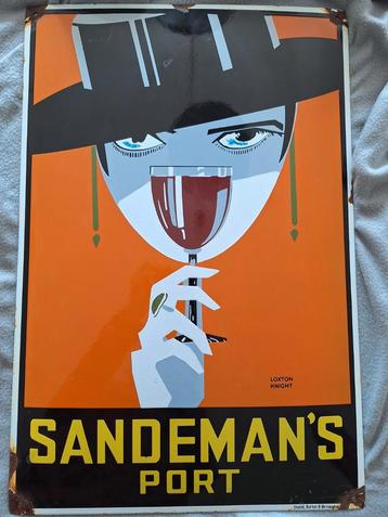 Sandeman Port emaille bord beschikbaar voor biedingen