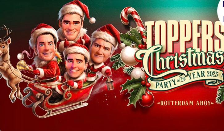 2x Toppers 'Christmas Party of the Year 2025' - 18-12-2025, Tickets en Kaartjes, Concerten | Overige, Twee personen, December