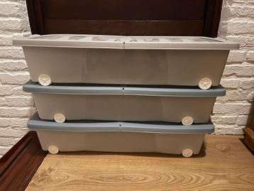 3 Opbergboxen voor onder bed beschikbaar voor biedingen
