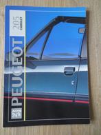 Autofolder Peugeot 205 Cabriolet. Folder is nieuw uit 1992, Ophalen of Verzenden, Nieuw, Peugeot