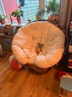 Papasan rota stoel in goede staat, Ophalen, Gebruikt, 100 tot 125 cm, Riet of Rotan
