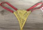 Wicked Weasel Geel Rode String NIEUW maat M, Verzenden, Geel, String
