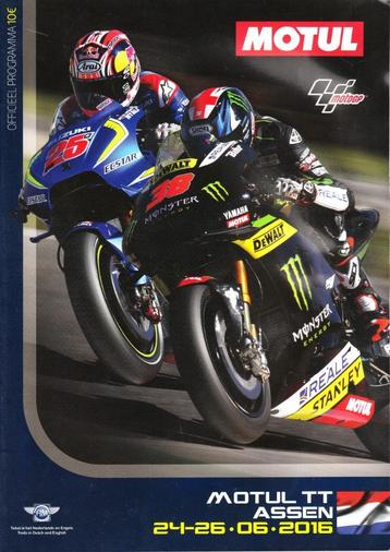 Assen TT 2016 Programmaboek beschikbaar voor biedingen