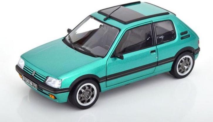 Peugeot 205 GTi Griffe 1991 Groen Schaal 1/18 Norev 184847, Hobby en Vrije tijd, Modelauto's | 1:18, Nieuw, Auto, Norev, Ophalen of Verzenden