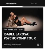 Isabel larosa psychopomp tour ticket, Eén persoon, November