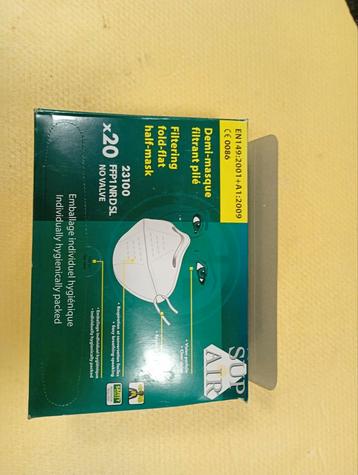 FFP1 Mondmaskers - 20 stuks - Over Datum gratis  beschikbaar voor biedingen