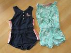 Hema - twee zomer jumpsuits maat 86, Kinderen en Baby's, Babykleding | Maat 86, Broekje, Meisje, Ophalen of Verzenden, Zo goed als nieuw