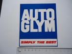 sticker AUTOGLYM Simply the Best auto autowax wax was car, Verzenden, Zo goed als nieuw, Auto of Motor