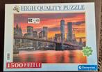 Clementoni Legpuzzel New York 1500 Stukjes - Nieuw, Ophalen of Verzenden, 500 t/m 1500 stukjes, Nieuw, Legpuzzel