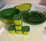 Tupperware MicroGourmet set met 5 Stoompotjes, Huis en Inrichting, Ophalen of Verzenden, Nieuw, Groen, Overige typen