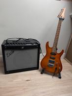 Elektrische gitaar plus versterker, Muziek en Instrumenten, Snaarinstrumenten | Gitaren | Elektrisch, Ophalen, Gebruikt, Ibanez