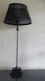 2 smalle schemerlampen tafellampen zwart, Ophalen, Zo goed als nieuw, 50 tot 75 cm