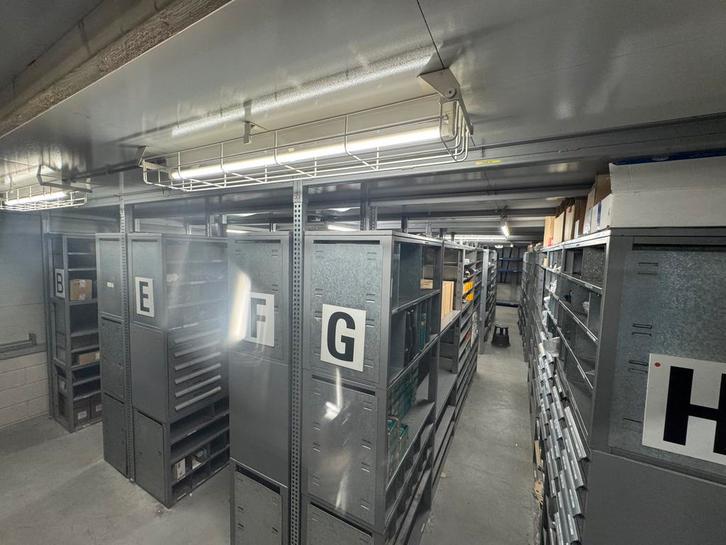 ~150 meter legbordstelling, stellingkast, grootvakstelling, Huis en Inrichting, Kasten | Stellingkasten, Zo goed als nieuw, Ophalen