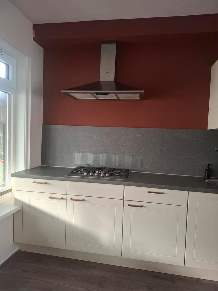 Nette rechte keuken 390cm, Huis en Inrichting, Keuken | Complete keukens, Gebruikt, Enkelwandige keuken, Ophalen