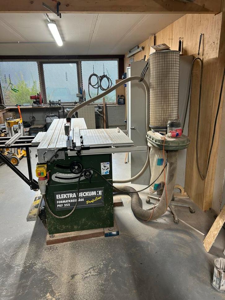 Electra BeckumPKF 255 Platen/ Cirkelzaag met stof afzuiger, Doe-het-zelf en Verbouw, Gereedschap | Freesmachines, Gebruikt, Elektrisch