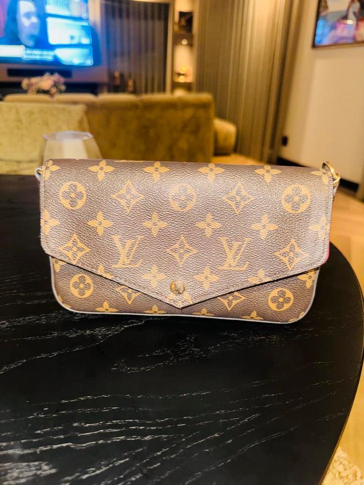 Originele Louis Vuitton Tas, Sieraden, Tassen en Uiterlijk, Tassen | Damestassen, Gebruikt, Avondtasje, Bruin, Ophalen of Verzenden