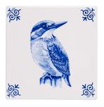 BOSVOGELTJES & IJSVOGEL OP TEGEL - HEINEN DELFTS BLAUW, Ophalen of Verzenden, Nieuw