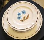 Vintage gebakstel kensington Staffordshire Ironstone Hydepar, Antiek en Kunst, Antiek | Servies compleet, Ophalen of Verzenden