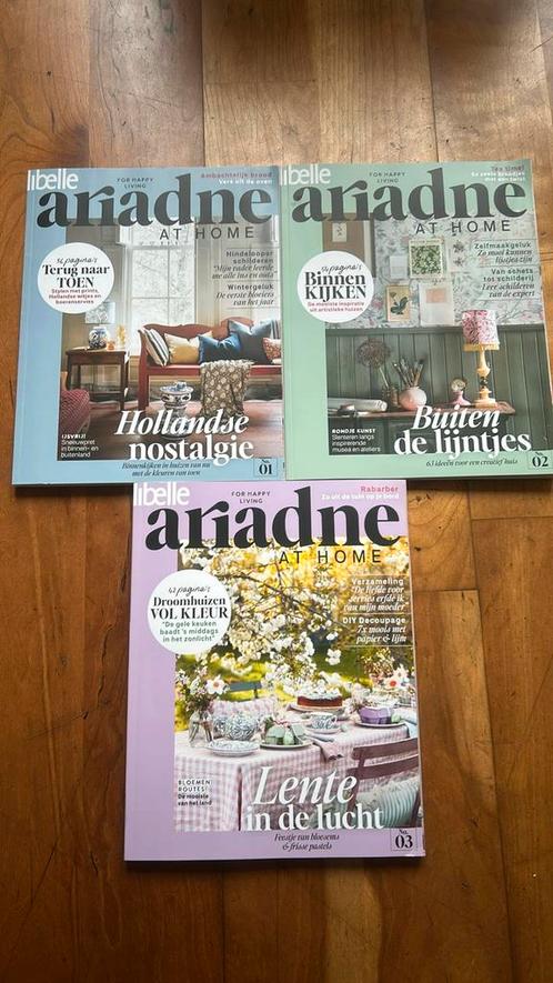 3x Tijdschrift Ariadne at Home nrs 1-2-3 2025 per 3:, Boeken, Tijdschriften en Kranten, Zo goed als nieuw, Ophalen of Verzenden