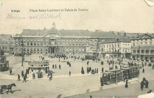 (379-043-001) Liege Place Siant Lambert, Verzamelen, Ansichtkaarten | Buitenland, Overig Europa, Verzenden