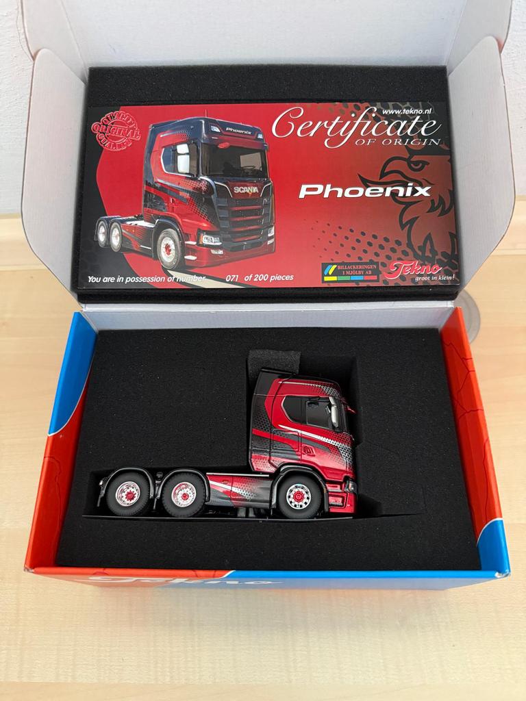 Tekno 1:50 Phoenix Scania NextGen, Verzenden, Nieuw, Bus of Vrachtwagen, Tekno
