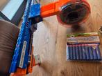 Nerf set 4 pistolen patroon pijlen, Kinderen en Baby's, Speelgoed | Buiten | Actiespeelgoed, Ophalen, Gebruikt