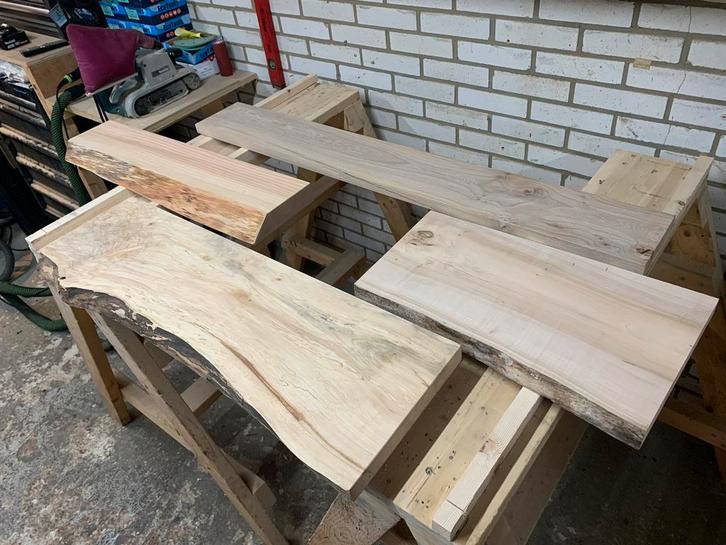 Kleine Wandplankjes - Diverse Houtsoorten, Huis en Inrichting, Woonaccessoires | Wandplanken en Boekenplanken, Nieuw, Ophalen of Verzenden