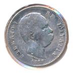 Italië 1 Lira 1887, Ophalen of Verzenden, Italië, Losse munt, Zilver