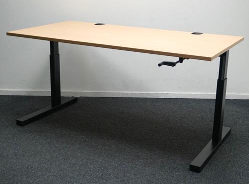 Rohde & Grahl Slingerbureau | 160 x 80 cm | 61 - 86 cm, Huis en Inrichting, Bureaus, Gebruikt, Bureau, In hoogte verstelbaar, Ophalen of Verzenden