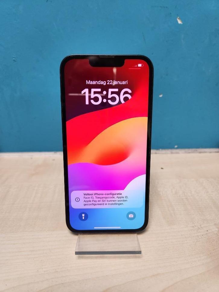 Apple iPhone 13 128GB Midnight - 2e hands - marge - 100%, Telecommunicatie, Mobiele telefoons | Apple iPhone, Zo goed als nieuw