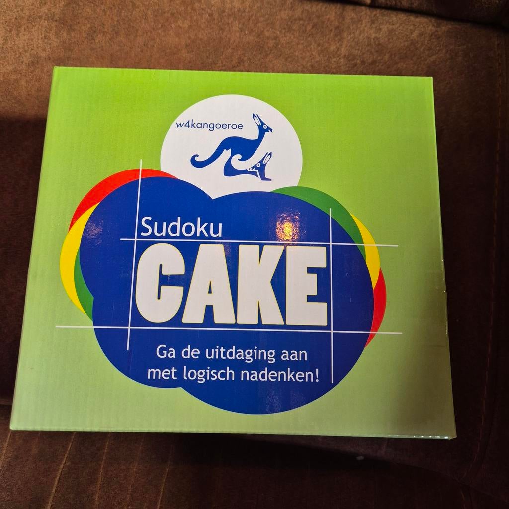 Sudoku Cake Puzzel - W4Kangeroe, Ophalen of Verzenden