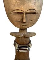 Afrikaanse Ashanti Akuaba vruchtbaarheidsfiguur Ghana  27 cm, Verzenden