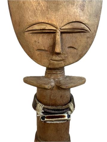Afrikaanse Ashanti Akuaba vruchtbaarheidsfiguur Ghana  27 cm beschikbaar voor biedingen