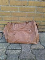 Leuke cognac tas, Gebruikt, Bruin, Leer, Ophalen
