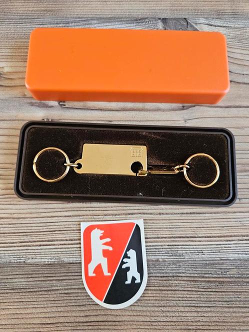 Vintage Berendsohn AG Sleutelhanger met Etui, Antiek en Kunst, Antiek | Overige Antiek, Ophalen of Verzenden