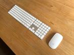 Complete set: Apple Magic Keyboard Numeriek + Magic Mouse 2, Toetsenbord en muis-set, Numeriek, Ophalen of Verzenden, Zo goed als nieuw