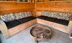 Loungebank kussens (6x zit 60x60cm en rug 60x40cm kussen), Tuin en Terras, Tuinmeubel-accessoires, Ophalen, Gebruikt