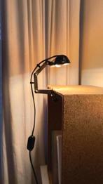 Vintage lessenaar lamp zwart metaal West Germany, Ophalen of Verzenden, Zo goed als nieuw, Metaal