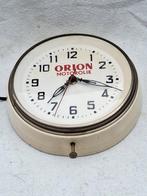 Vintage reclameklok " Orion Motorolie ", Ophalen of Verzenden, Gebruikt, Reclamebord