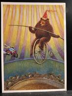 Annet Kossen Dierencircus zes anzichtkaarten, Verzenden, 1980 tot heden, Ongelopen, Kinderen