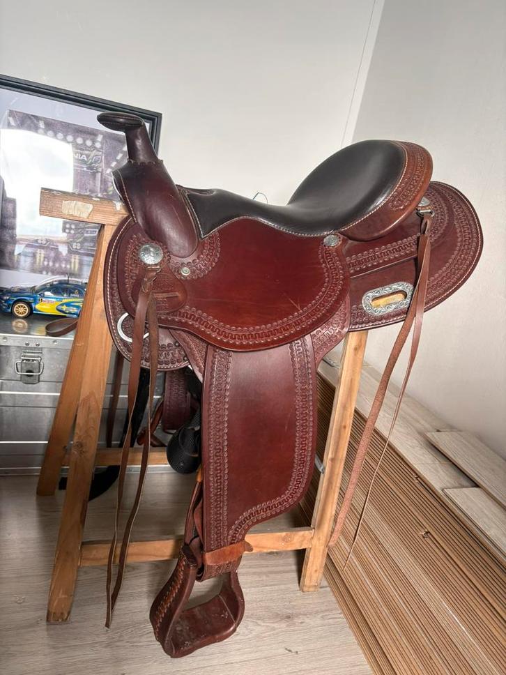 Pool’s westernzadel, Dieren en Toebehoren, Paarden en Pony's | Zadels, Zo goed als nieuw, Western, Ophalen