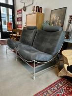 Dutch design Leolux Volare fauteuils, easy chair vintage, Huis en Inrichting, Fauteuils, Gebruikt, Ophalen of Verzenden, Metaal