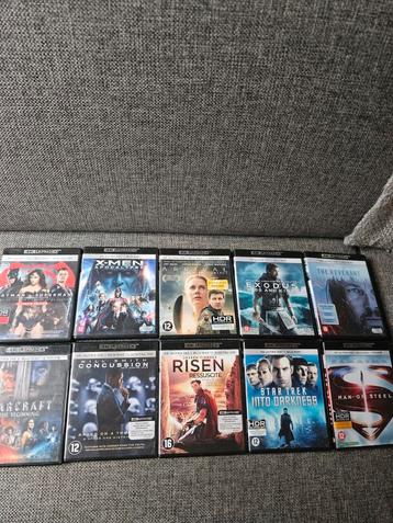 4K Ultra HD films 10 stuks beschikbaar voor biedingen