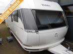 Hobby Prestige 720 WQC vloerverwarming en oven, Caravans en Kamperen, Caravans, Bedrijf, 7 tot 8 meter, Rondzit, Hobby