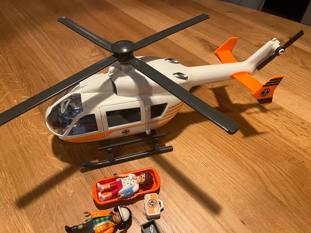Playmobil Traumahelikopter met 3 Figuren, Ophalen, Gebruikt, Jongen of Meisje
