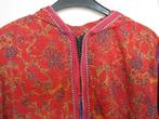 Arabisch mannen gewaad met capuchon rood blauw, Kleding | Heren, Kostuums en Colberts, Ophalen of Verzenden, Gedragen, Maat 48/50 (M)